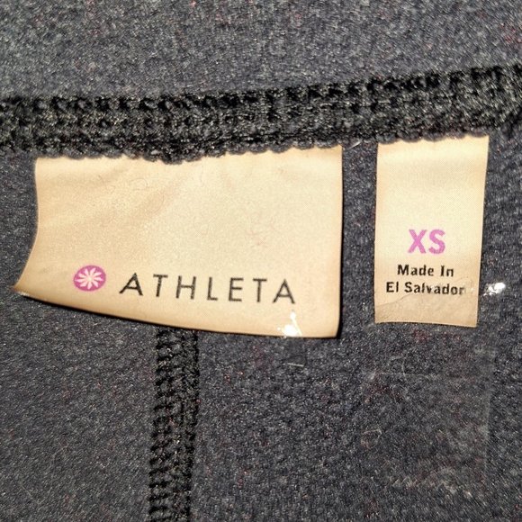 Athleta Fleece Lined Zip Pockets Ski Leggings Size XS - Picture 8 of 8